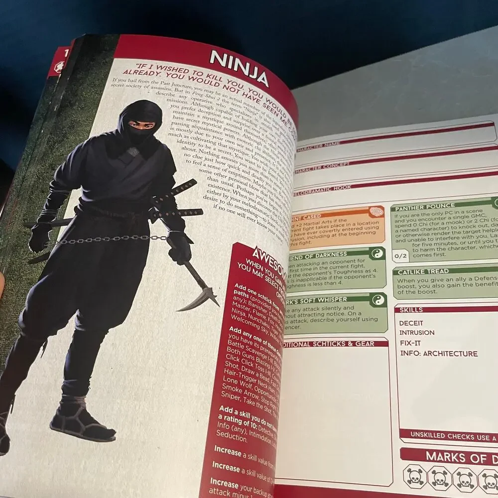 Feng Shui 2 RPG core rule Action Movie Roleplaying 2015 Hardback Robin D. Laws